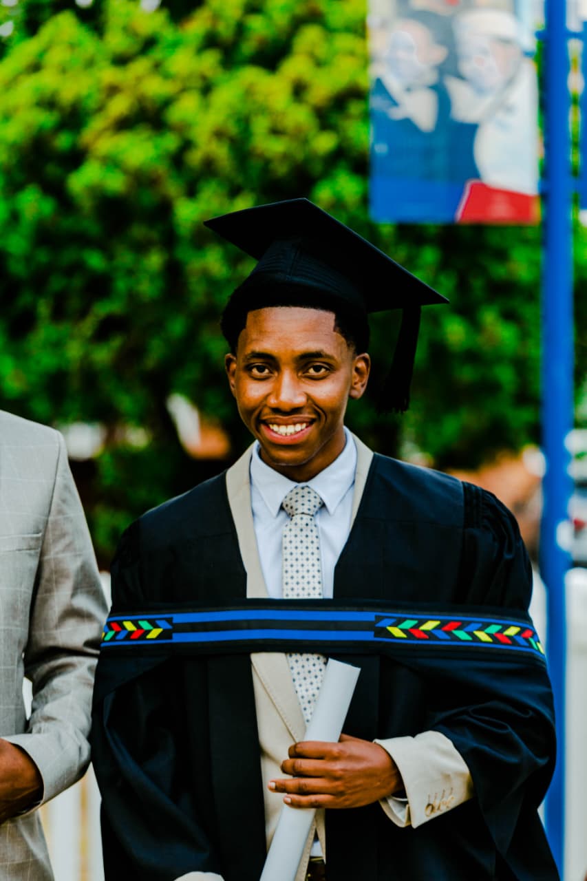 Thabang Mokotedi graduating Cum Laude at CUT